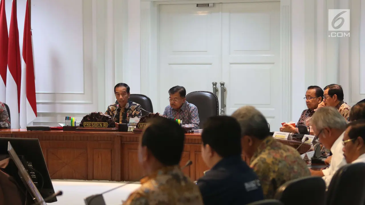 Presiden Jokowi Pimpin Ratas Persiapan Asian Games 2018