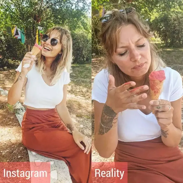 8 Foto Instagram vs Realita Wanita Ini Buktikan Hidup Tak Selalu Indah