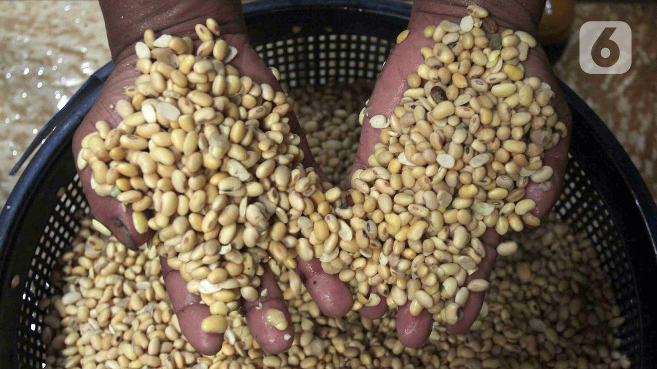FOTO: Imbas Kenaikan Harga Kedelai, Produsen Tahu Kurangi Produksi
