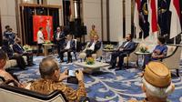 Ketua Umum Partai NasDem menerima kunjungan 50 guru besar dan cendekiawan di NasDem Tower, Jakarta Pusat.