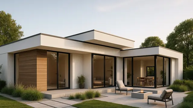 Desain Rumah Sederhana Tapi Mewah Ala Pinterest/Ilustrasi gambar oleh AI