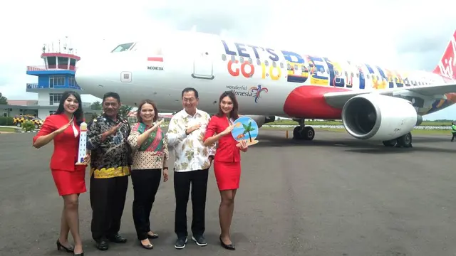 Resmikan Livery Belitung, AirAsia Ingin Pemerintah Daerah Lebih Giat Berpromosi