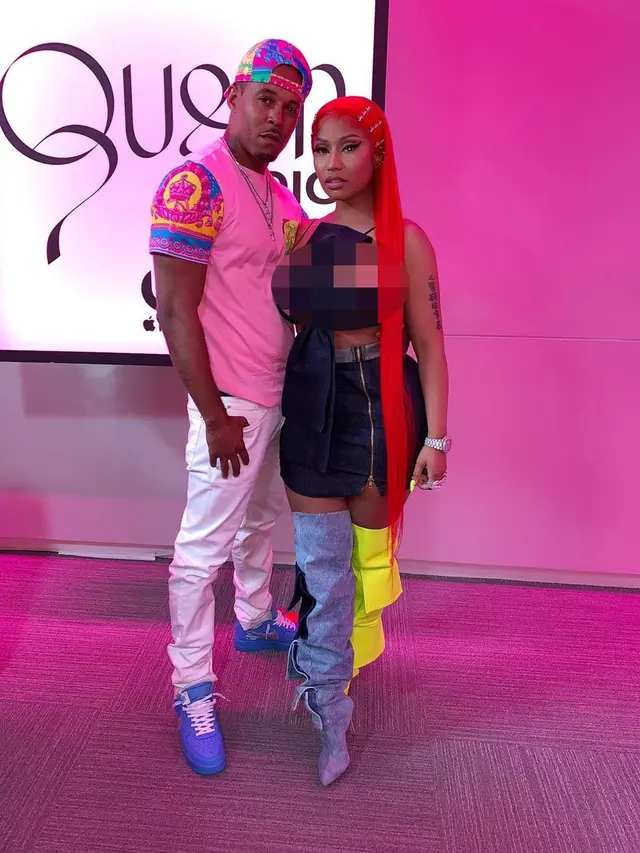 Nicki Minaj dan Kenneth Petty (Instagram/ nickiminaj)