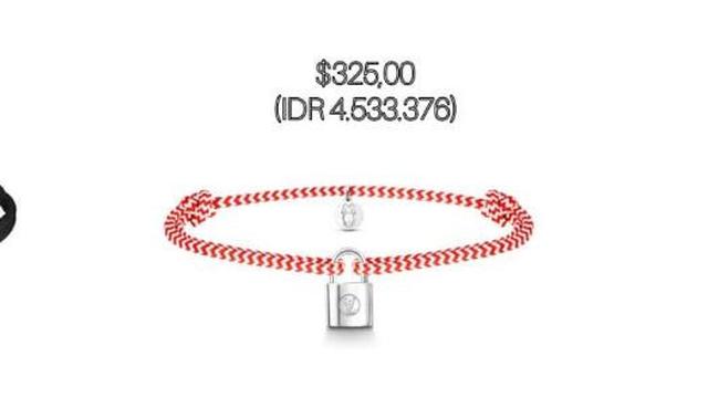 Gelang Kevin Sanjaya, Sumber: Website Louis Vuitton