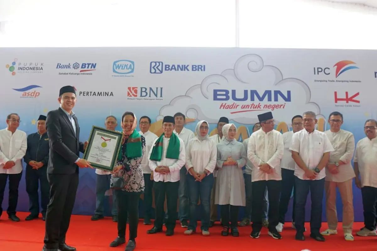 Kementerian Badan Usaha Milik Negara (BUMN) mendapatkan apreasiasi dari Museum Rekor Indonesia(MURI).