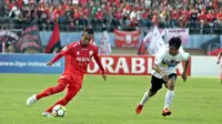 Sunarto mencetak gol perdana di Persis Solo. (Bola.com/Ronald Seger)