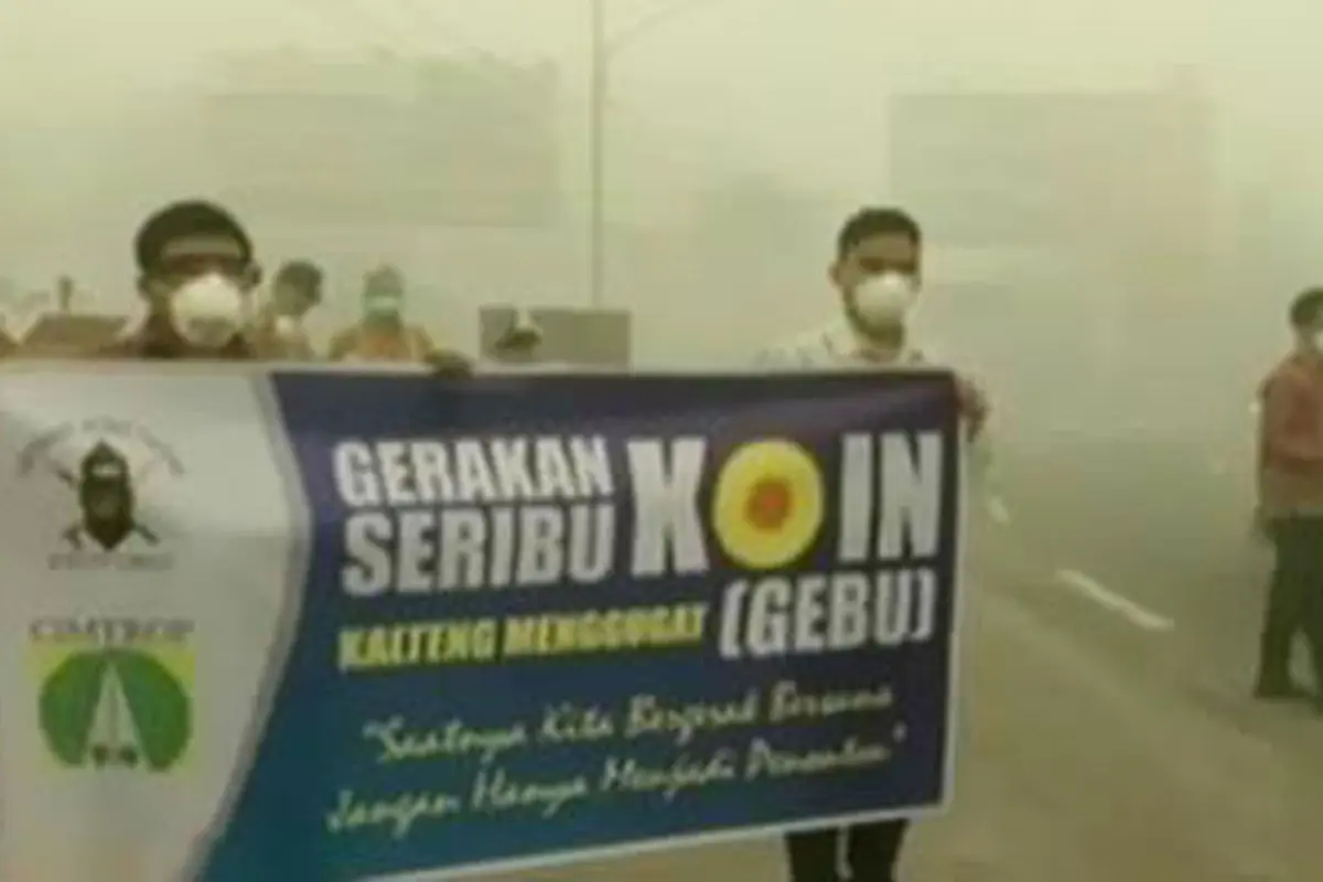 Warga Dayak Gelar Gerakan 1.000 Koin Untuk Kabut Asap