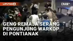 Aksi kriminal oleh rombongan remaja terjadi di Tanjung Hulu, Pontianak, Kalimantan Barat pada Jumat (15/3/2024) malam. Para pelaku secara tiba-tiba menyerang pengunjung di warung kopi yang sedang nongkrong. Pelaku terekam membawa senjata tajam saat b...
