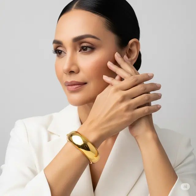 11 Model Gelang Ibu-Ibu Terpopuler 2025: Emas, Batu Permata, hingga Motif Batik!