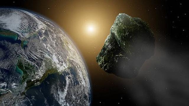 ilustrasi asteroid.