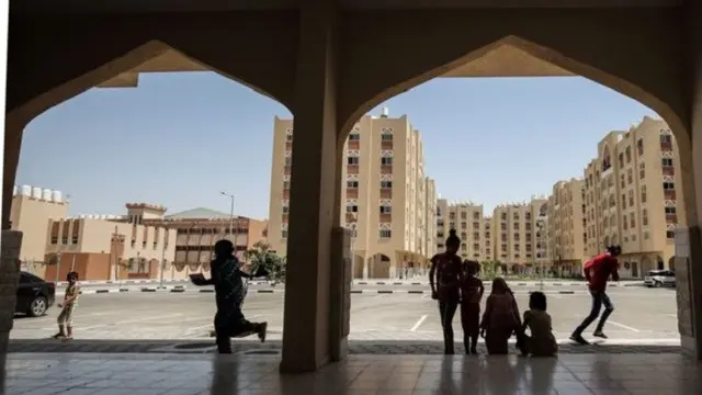 Kawasan Sheikh Hamad City yang berada di Gaza dibangun dengan uang dari pemerintah Qatar (AFP)