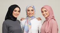 Inspirasi Dress Panjang Polos Minimalis Kombinasi Kerudung Muslim. Gemini