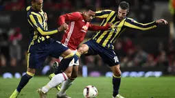 Peluang Juventus untuk mendapatkan penyerang Belanda berusia 22 tahun tersebut terbilang cukup besar. Hingga kini, Memphis Depay mengalami kesulitan beradaptasi di Premier League sehingga lebih sering menghuni bangku cadangan MU. (AFP/Oli Scarff).
