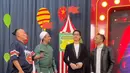 Bila tahun-tahun sebelumnya Raffi selalu menjadi host di acara sahur, kini ia menjadi bintang tamu. Momen sahur ini terekam dalam program 'Sahur Bareng Habib', sebuah variety show Ramadhan yang dibintangi El Rumi dan Habib Ja'far, dibantu Yono Bakrie dan Dustin Tiffani, dengan bintang tamu berbeda setiap episodenya. (Liputan6.com/IG/@raffinagita1717)