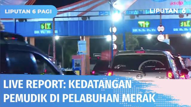 Jumlah kendaraan di Pelabuhan Bakauheni mulai meningkat. Meski antrean padat namun lalu lintas masih normal. Pelabuhan Panjang dan Bandar Bakau Jaya menjadi alternatif.