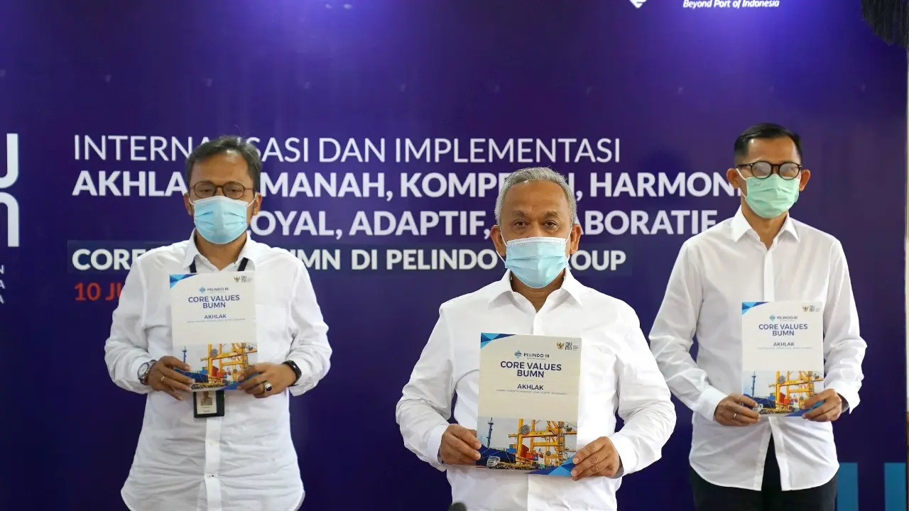 Webinar Pelindo 3 Soal Internalisasi AKHLAK BUMN Cetak Rekor MURI