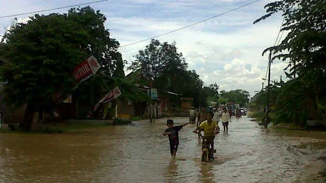 Banjir Rendam 11 Desa di Kabupaten Cilacap
