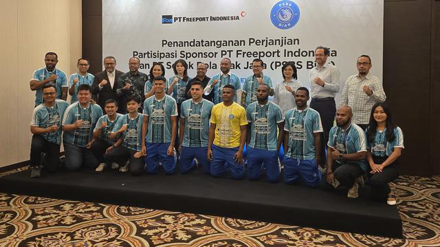 Freeport Dukung Perjuangan PSBS Biak di BRI Liga 1 2024/2025