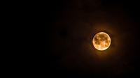 Ilustrasi gerhana bulan total. (Sumber foto: unsplash.com)