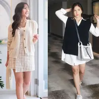 Saat honeymoon, Jessica Mila tampil chic dengan padu padan blazer, crop top dan rok plisket floral. [Foto: IG/jscmila].