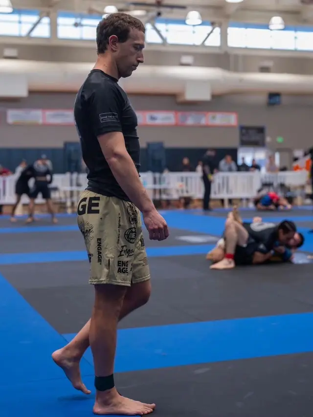 7 Momen Mark Zuckerberg Pertama Kali Ikut Turnamen Jiu Jitsu, Raih Medali Emas