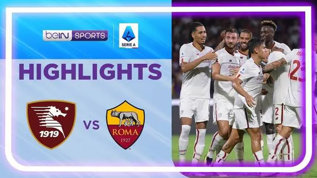VIDEO Liga Italia: AS Roma Taklukkan Salernitana 1-0, Paulo Dybala Hampir Cetak Gol Debut