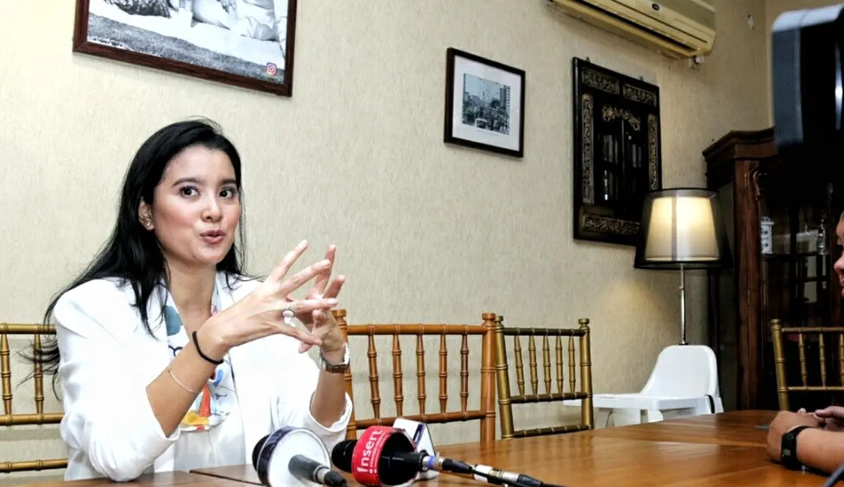 Ketua Umum PARFI 56, Marcella Zalianty berharap bersih dari narkoba. Hal itu terkait dengan terdahulunya, PARFI yang terlibat narkoba. Akan secara rutin melakukan tes narkoba kepada para anggotanya. (Adrian Putra/Bintang.com)