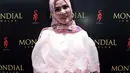 Sedikit berbeda untuk aktivitas Angel di Ramadhan tahun ini, di mana ia akan lebih banyak melakukan berpergian karena sedang menjalani kontrak dengan sebuah produk kecantikan. (Deki Prayoga/Bintang.com)