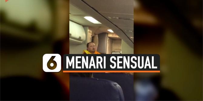 VIDEO: Pramugara Menari Sensual di Dalam Pesawat, Ada Apa?