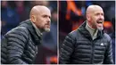 Pelatih Manchester United, Erik ten Hag, kian tertekan dengan rentetan hasil minor Setan Merah. Anak asuhnya gagal menang dalam tiga laga terakhir di Liga Inggris atau lima laga di semua kompetisi.