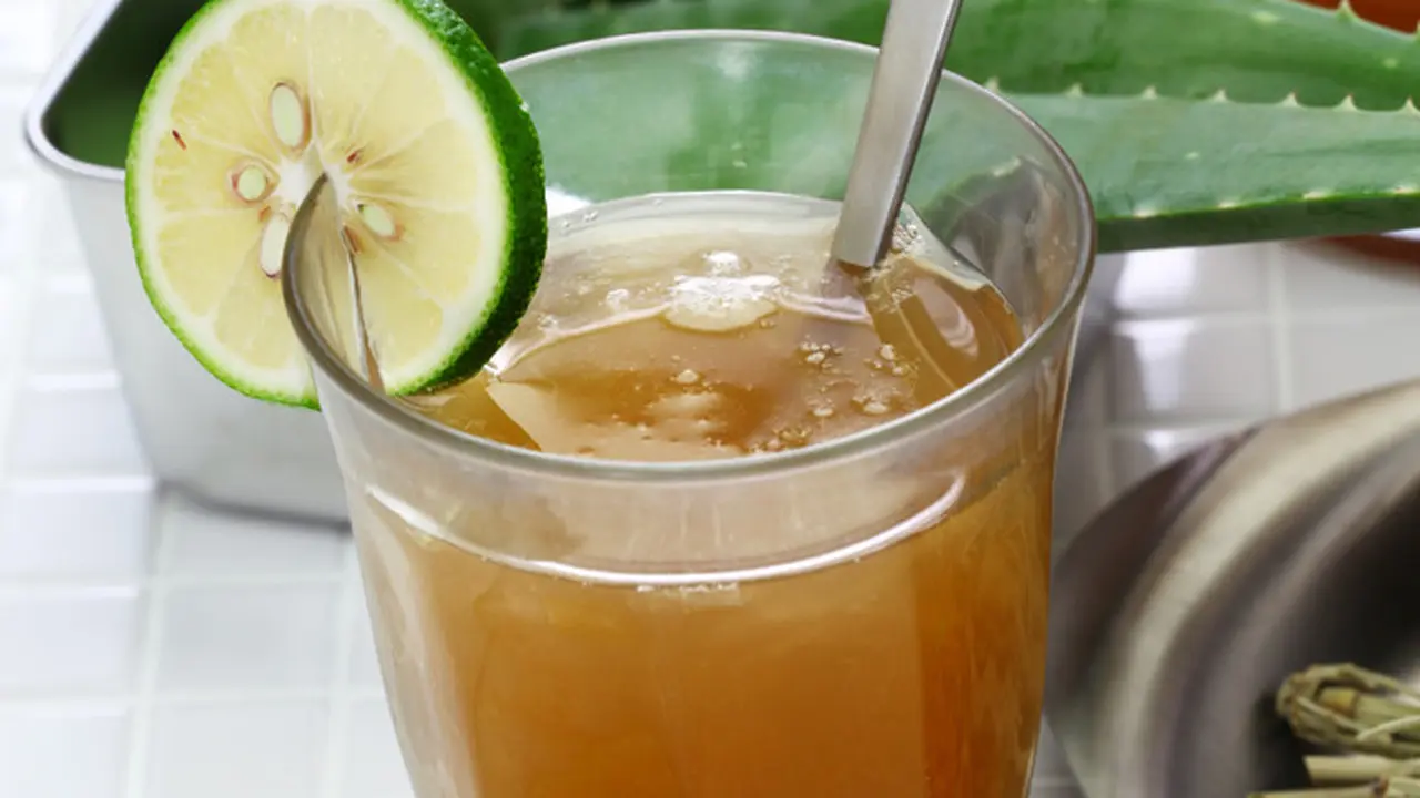respe minuman jahe lidah buaya herbal