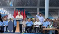 Seskab Teddy Disambut Meriah Warga, Prabowo: Baru Letkol, yang Presiden Aku