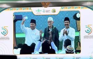 Prabowo Dapat Kartu Anggota NU, Berlaku Seumur Hidup