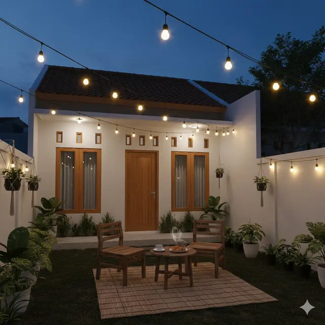 7 Halaman Belakang Rumah Kecil Tapi Estetik untuk Spot Foto Instagramable, Cocok Buat Nongkrong Santai di Rumah