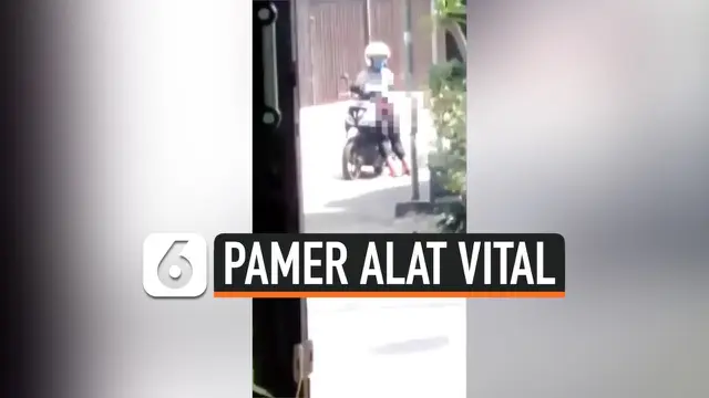 VIDEO: Viral, Pria Pamer Alat Vital hingga Masturbasi di Tempat Umum