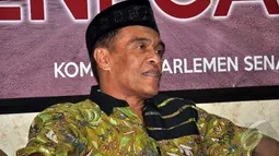 Menurut Wakil Ketua DPD RI, Laode Ida, DPD RI tetap mendukung Pilkada secara langsung oleh rakyat, Jakarta, Rabu (10/9/2014) (Liputan6.com/Miftahul Hayat)