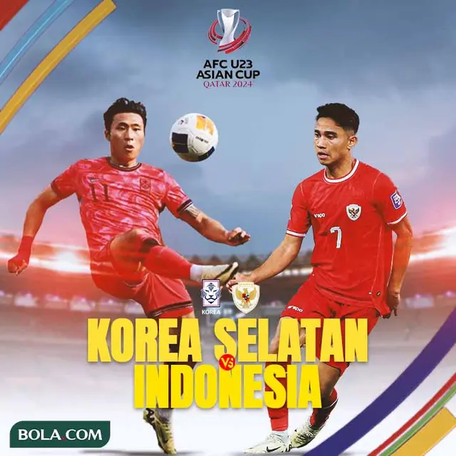 Piala Asia U-23 - Wonderkid Korea Selatan U-23 Vs Indonesia U-23: Jeong Sang-bin Vs Marselino Ferdinan
