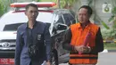 Penyuap Bupati Lampung Utara Agung Ilmu Mangkunegara, Hendra Wijaya Saleh bersiap untuk pemeriksaan di Gedung KPK, Jakarta, Kamis (14/11/2019). Hendra diperiksa sebagai tersangka atas kasus dugaan suap terkait proyek di Dinas PUPR dan Dinas Perdagangan Kab. Lampung Utara. (merdeka.com/Dwi Narwoko)