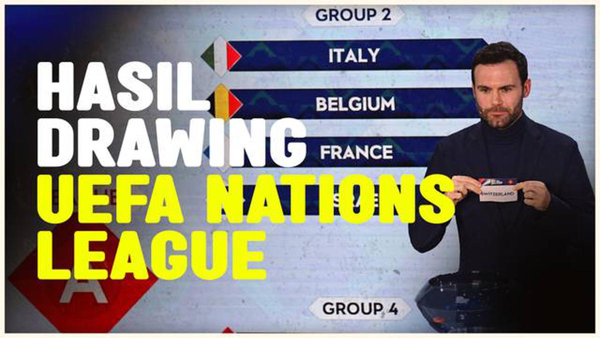 VIDEO Hasil Drawing UEFA Nations League 2024/2025, Italia Satu Grup