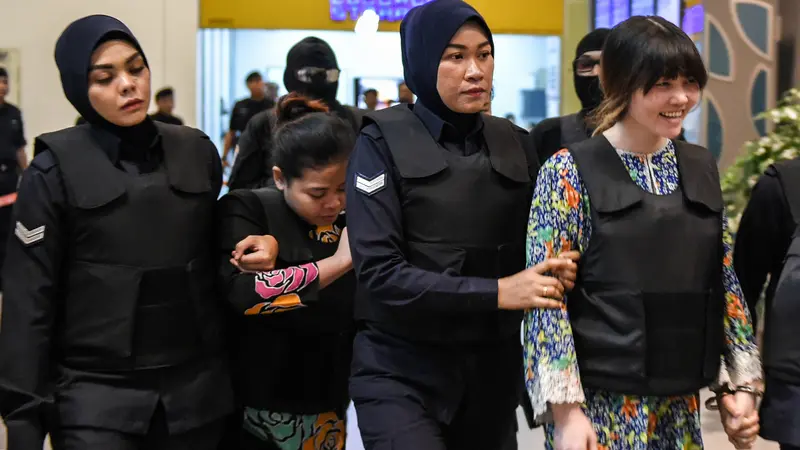 Siti Aisyah Digiring ke TKP Pembunuhan Jong-nam