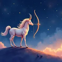 logo ramalan zodiak sagitarius (sumber: AI generated)