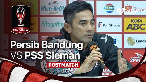 VIDEO: Pelatih PSS, Seto Nurdiyantoro Akui Beruntung Bisa Singkirkan Persib Bandung di Piala Presiden 2022