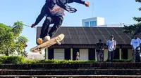 Gelaran event skateboard se-Nusa Tenggara Barat (NTB) sudah berlangsung di Bazaar Mandalika dan Kuta Beach Park, Selasa (21/6/2022)/dok&nbsp;Indonesia Tourism Development Corporation