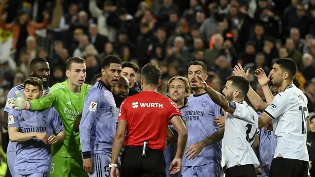 LaLiga Spanyol Valencia Vs Real Madrid