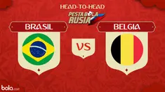 Brasil vs Belgia akan berhadapan di babak delapan besar Piala Dunia 2018, Sabtu (7/7/2018). Pertandingan ini akan digelar di Stadion Kazan Arena.