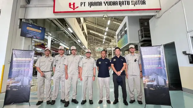 Melihat Langsung Produksi Ribuan Truk Mitsubishi Fuso di Pabrik Indonesia (Arief A/Liputan6.com)