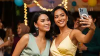 7 Model Gaun Pesta Satin Wrap Dress Terkini 2025, Ciptakan Siluet Tubuh Langsing Ideal