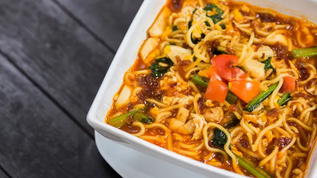 mie kuah ikan bangka