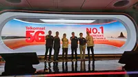 BOD Telkomsel merilis Telkomsel Hyper 5G di Bali (Liputan6.com/ Agustin Setyo Wardani)