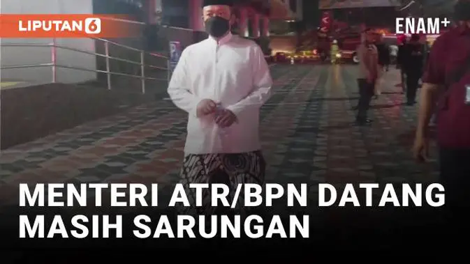Sarung Nusron Wahid Jadi Saksi Bisu Kebakaran Gedung ATR/BPN